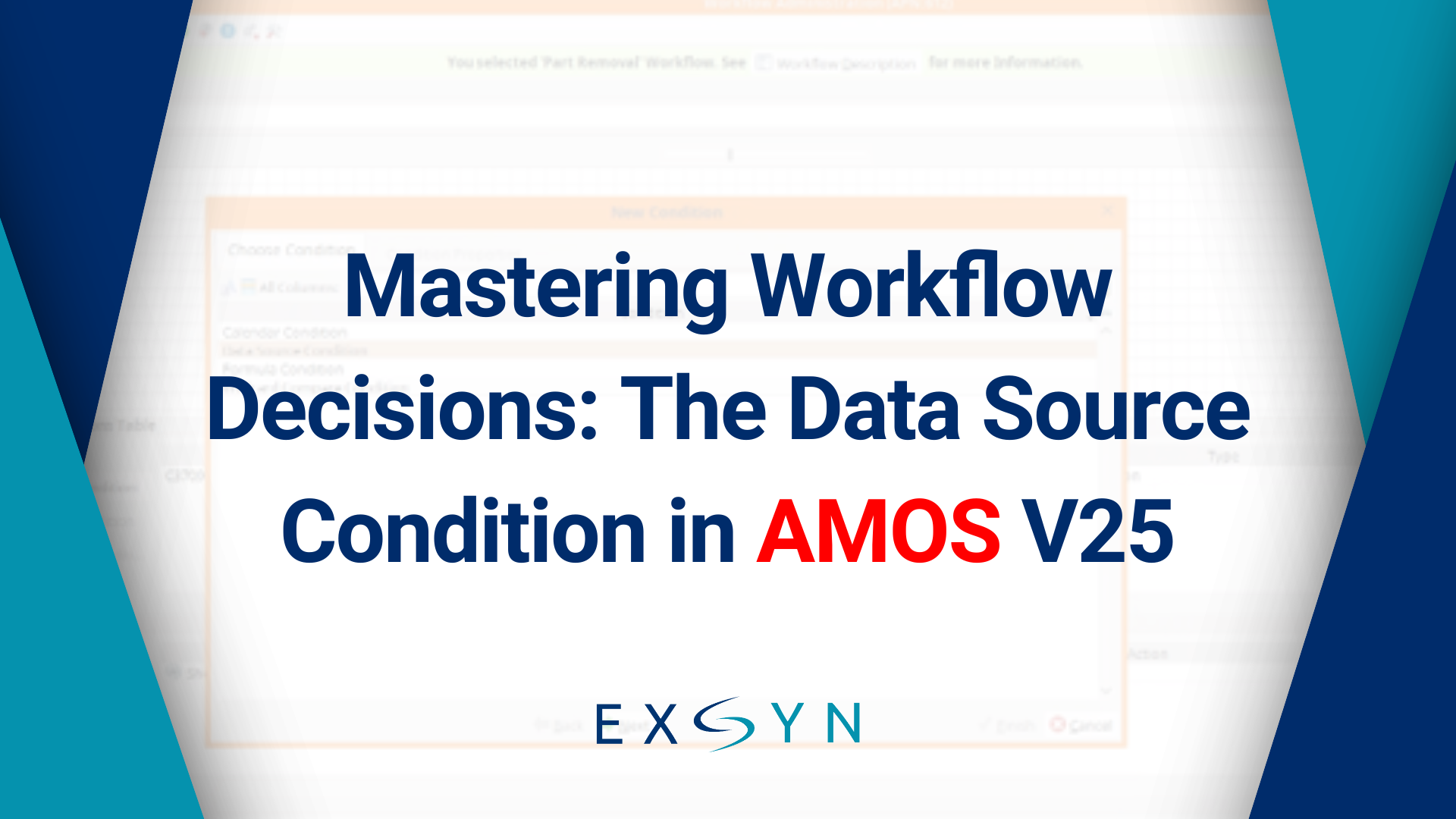 Mastering Workflow Decisions: The Data Source Condition in AMOS V25