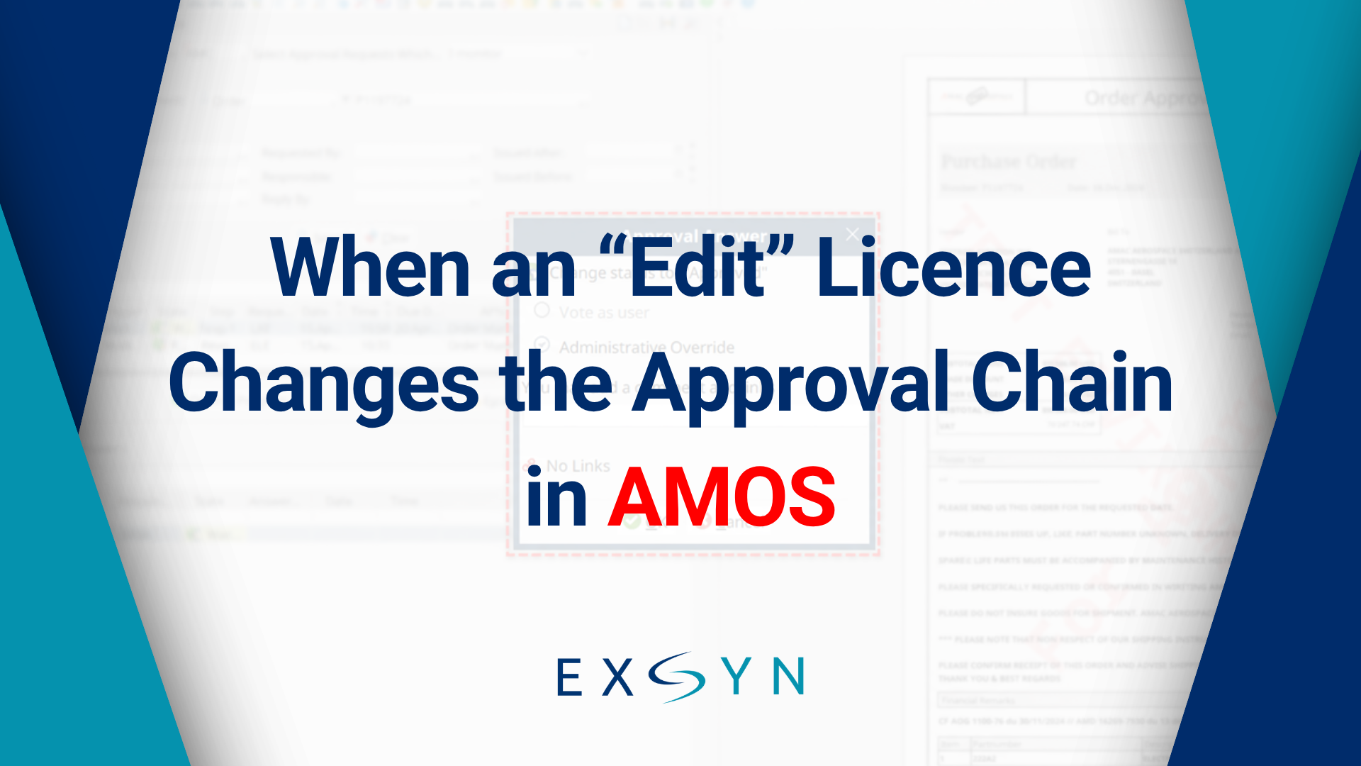 When an “Edit” Licence Changes the Approval Chain in AMOS
