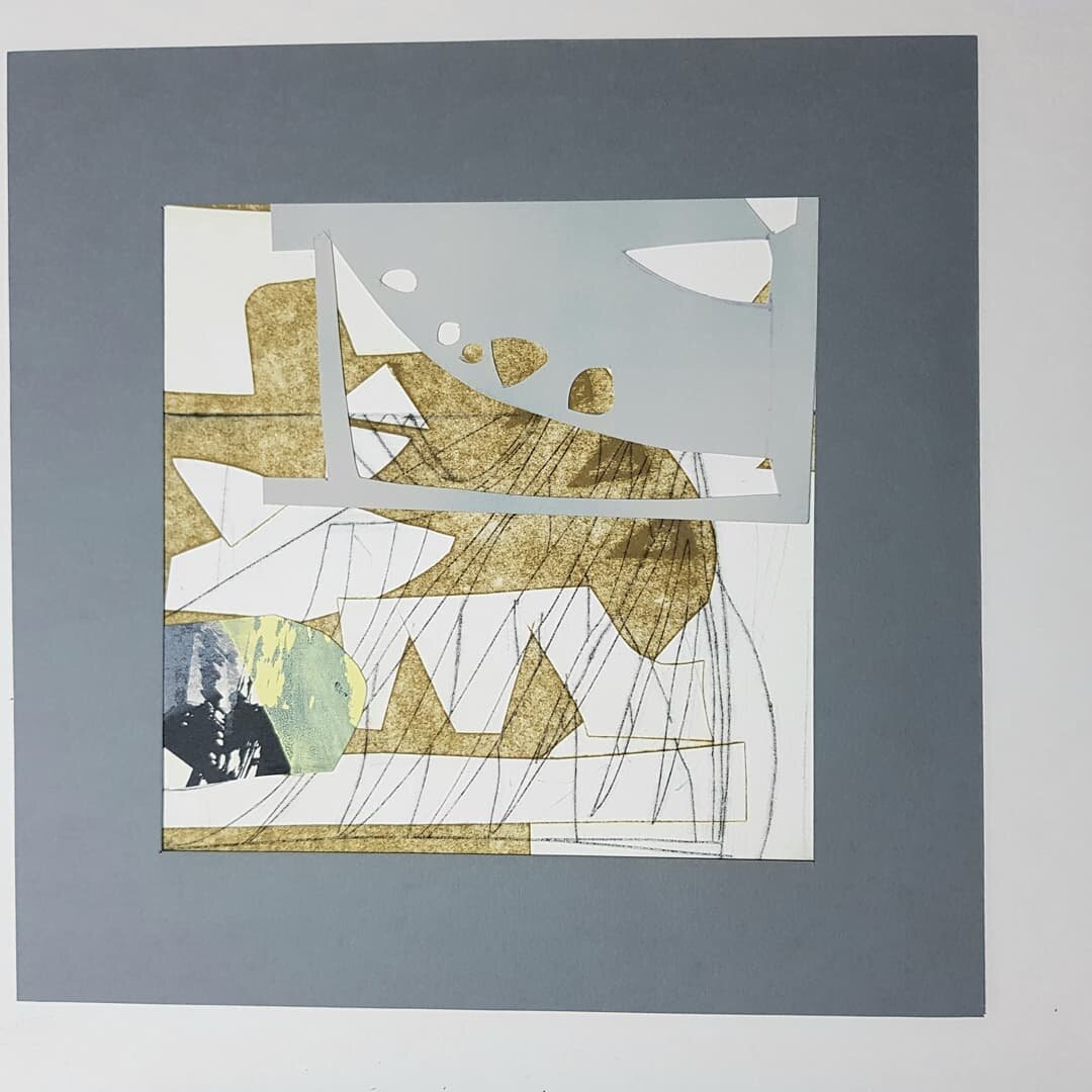More squares for the installation 
Collagraph and collage 
#printmaking #sculptural #intheworkshoptoday #contemporaryart #originalprinting #abstractions #paperandprint #womenartists #artistoninstagram #cutouts #fortheloveofdrawing #installationart #l