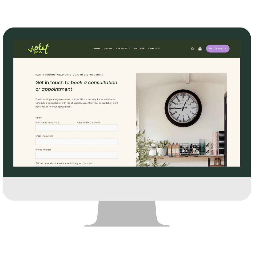Hairdresser Beauty Website Design - contact.png