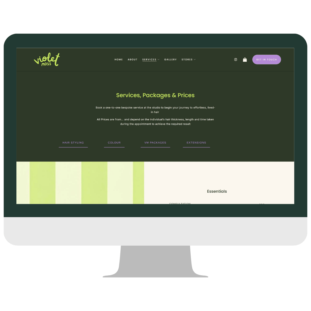 Hairdresser Beauty Website Design - prices.png