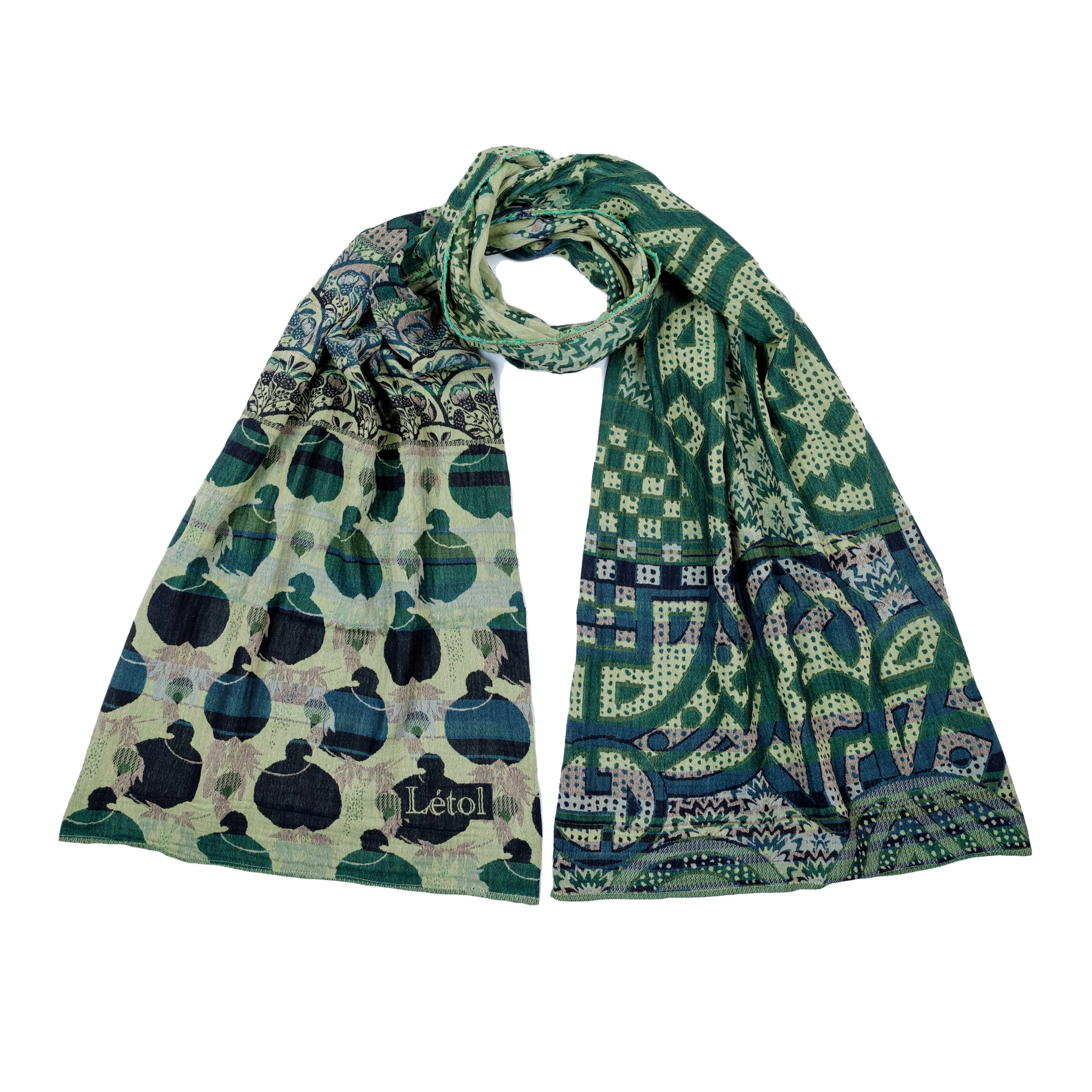 GISELE 6 SAPIN - Létol Organic Cotton Scarf, Made in France - Fall 2026 Novelty