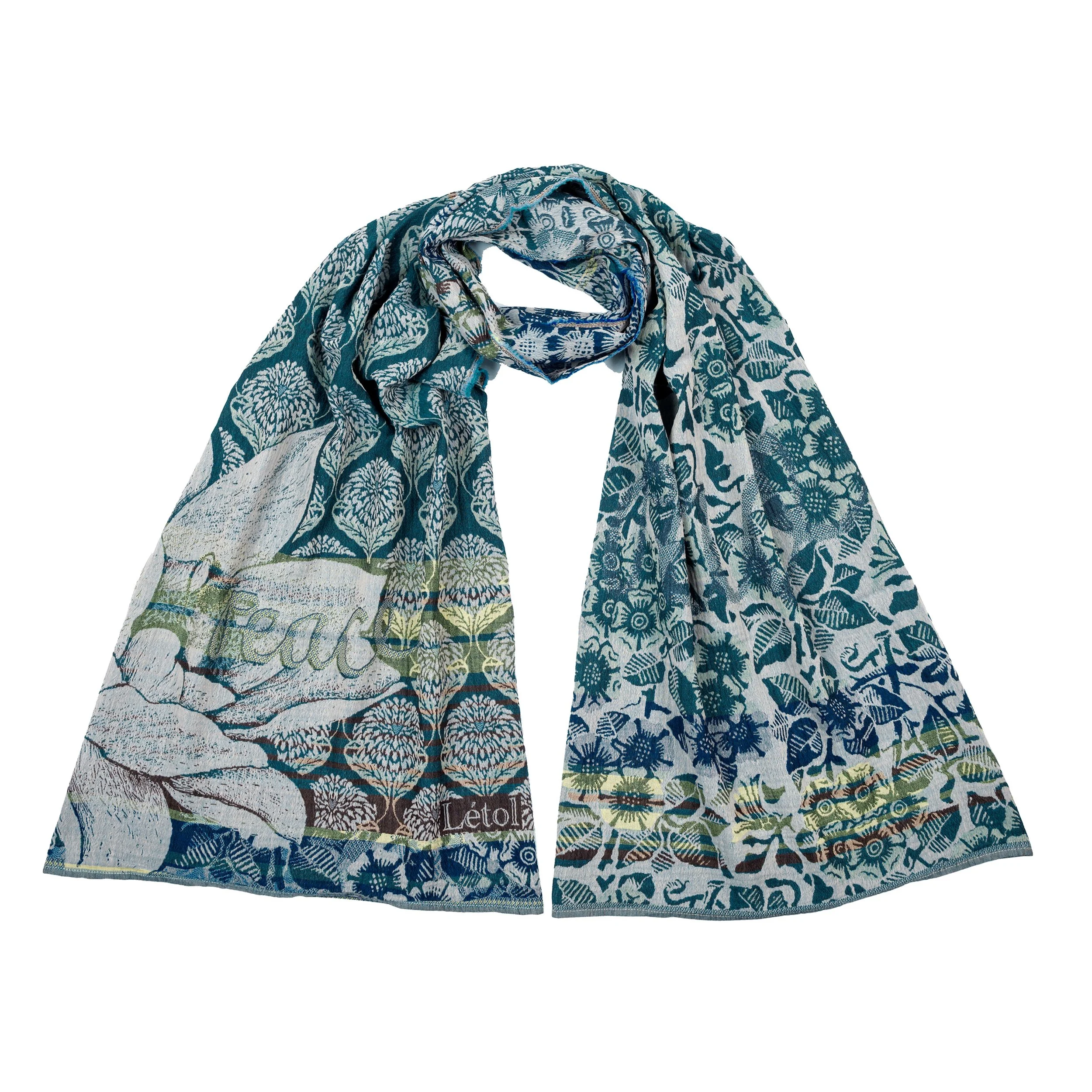 LOUISE 4 CEDAR - Létol Organic Cotton Scarf, Made in France - Fall 2026 Novelty