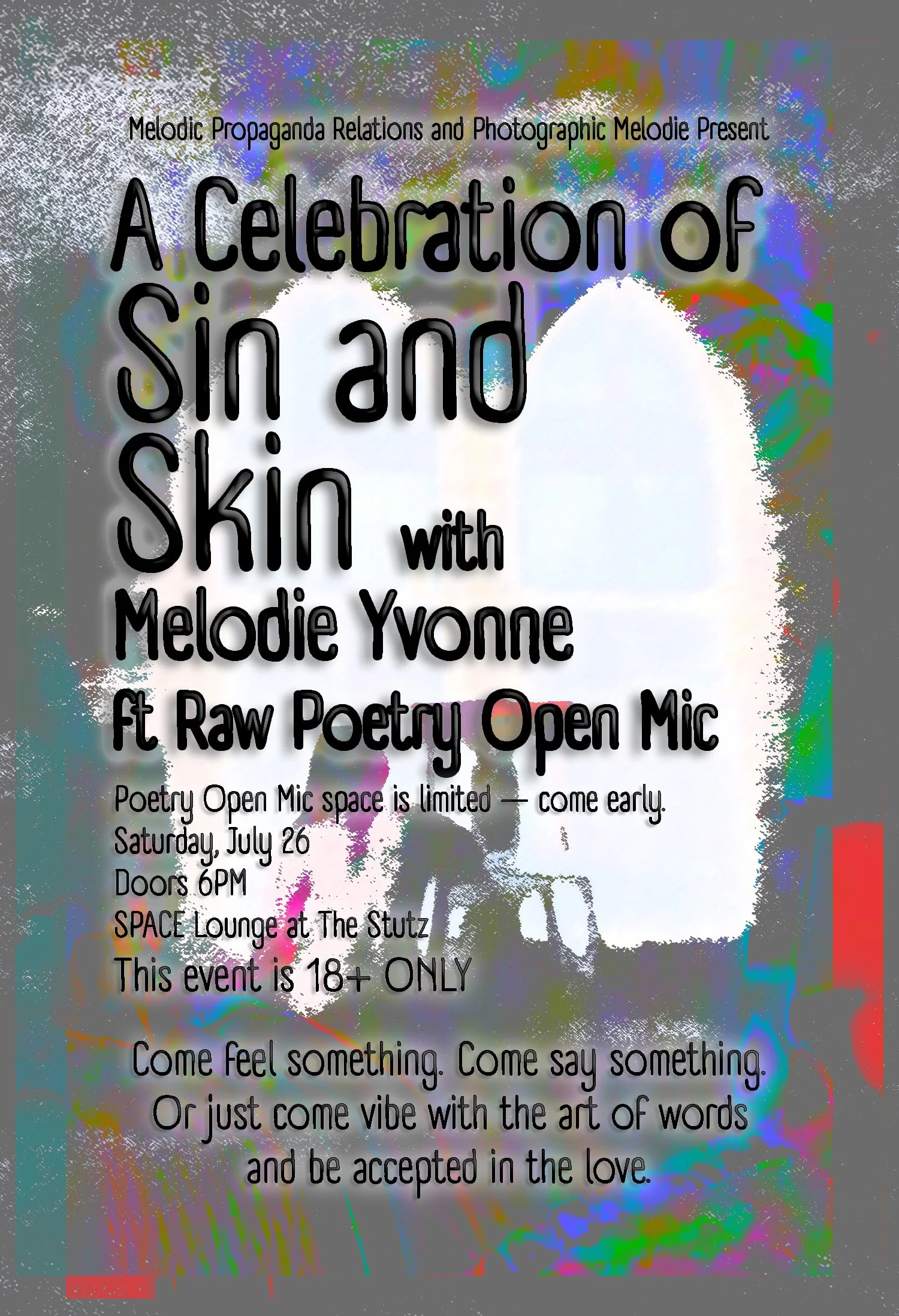 A Celebration of Sin and Skin with Melodie Yvonne ft Raw Poetry Open Mic