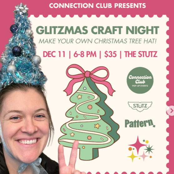 Glitzmas Craft Night: Make Your Own Christmas Tree Hat! - Connection Club Indy