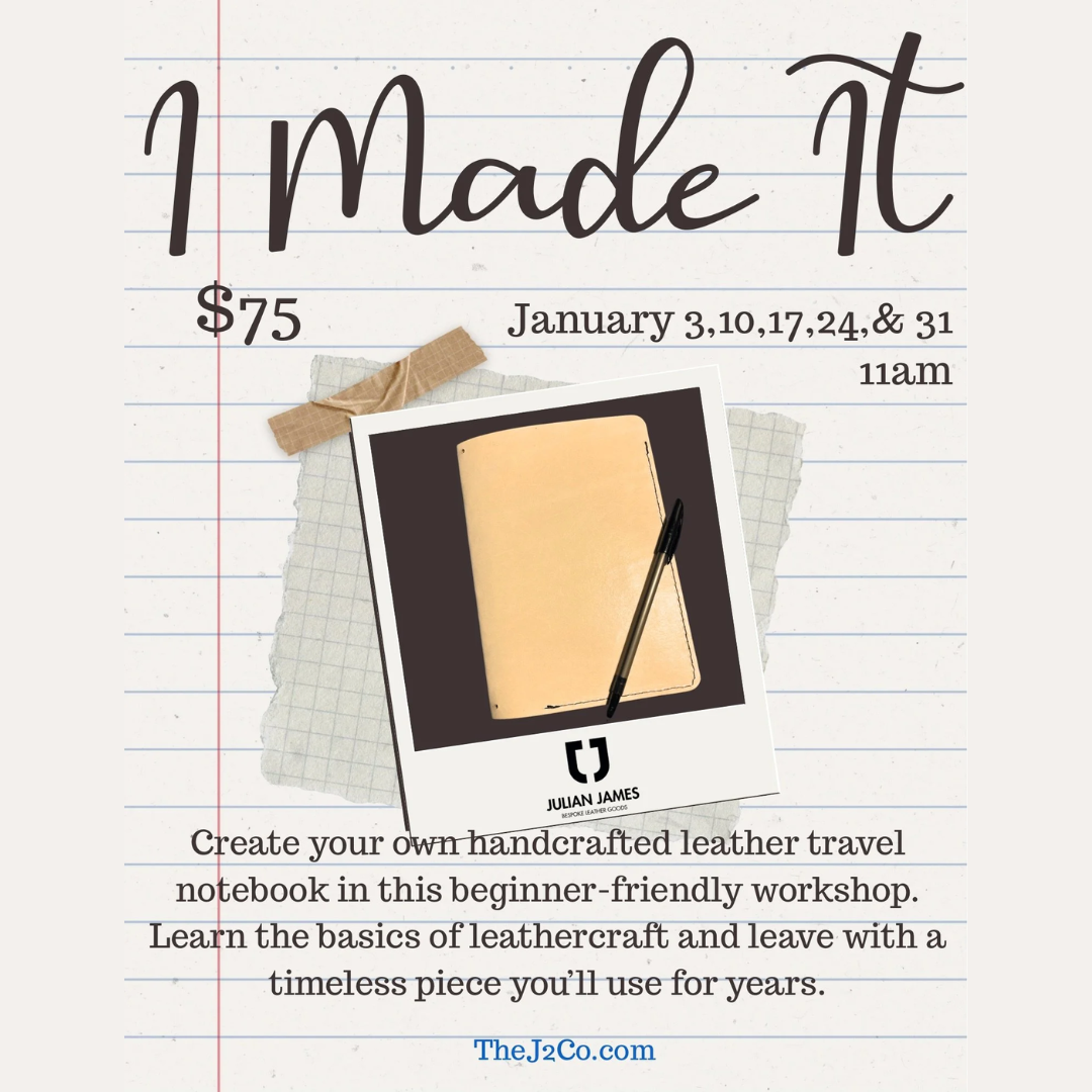 I Made It - Leather Travel Notebook 