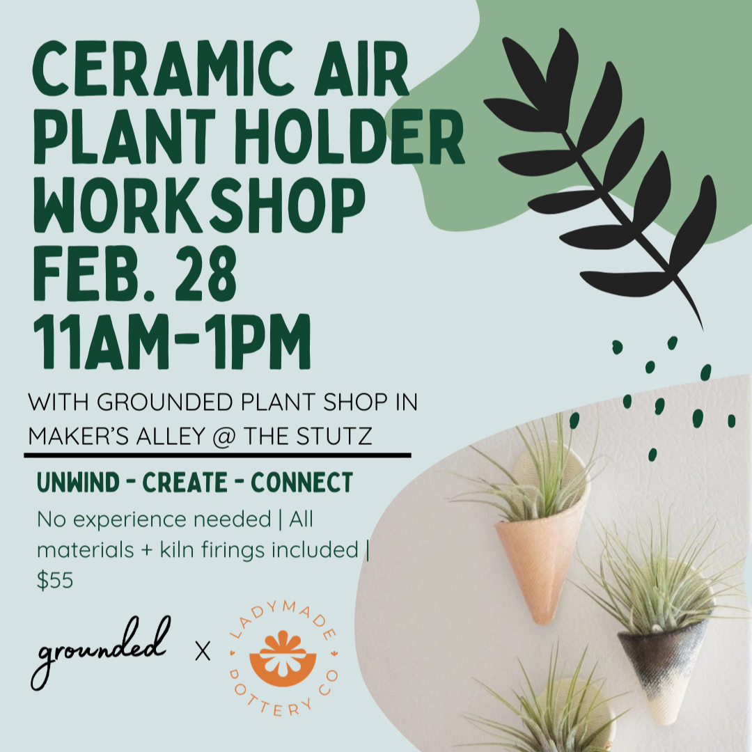 Ceramic Air Plant Holder Workshop