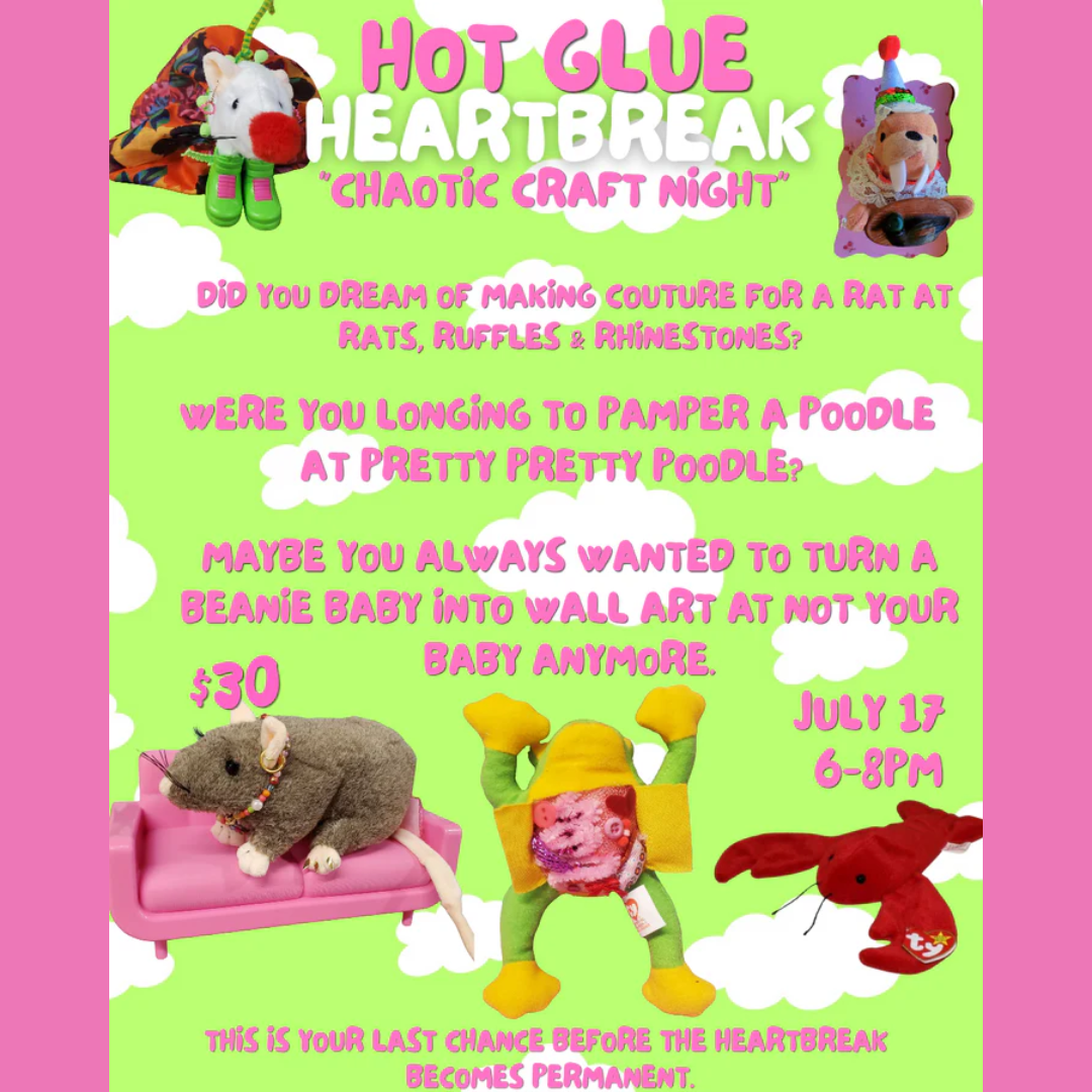 Hot Glue Heartbreak - Chaotic Craft Night