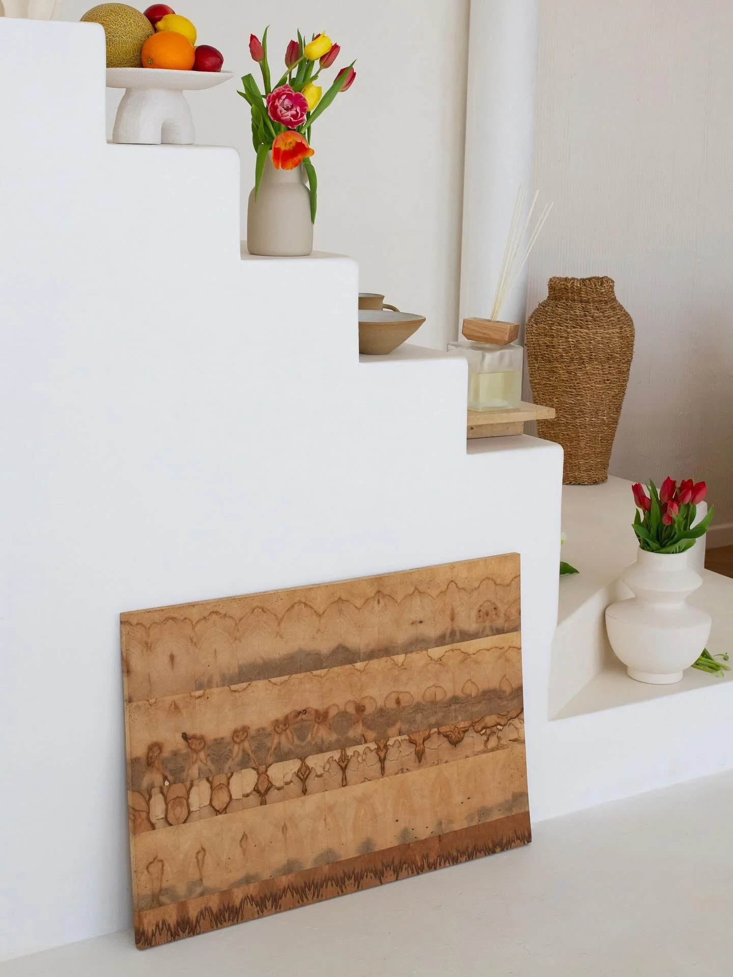 One of my favourite wallhangings in a lovely setting @socontentstudio 

Enjoy. 

Photo by @jesshowellphoto 

#woodartist
#woodenart
#craftsmanship
#britishcraft
#contemporarycraft
#woodcraft 
#artforinteriors
#visualart
#spaltedbeech
#spaltedsycamore