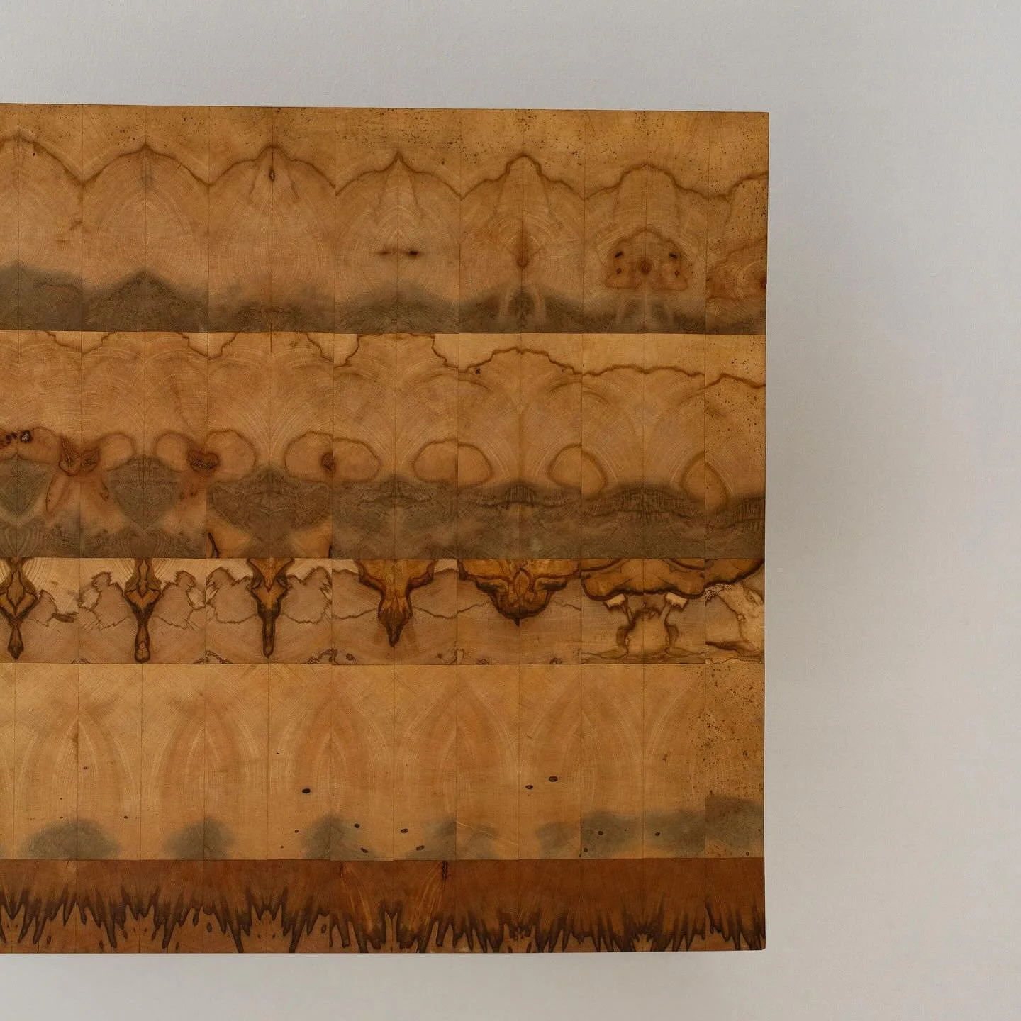 Sycamore and beech.

Enjoy.

Photo by @jesshowellphoto 

#woodartist
#woodenart
#craftsmanship
#britishcraft
#contemporarycraft
#woodcraft 
#artforinteriors
#visualart
#spaltedbeech
#spaltedsycamore