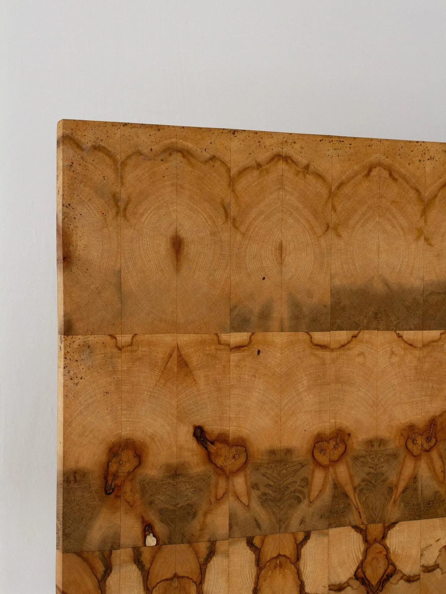 I&rsquo;d been exploring new compositions with this artwork, my first movement away from walnut. 

For me, art is an ongoing dialogue&mdash;between concept and execution, between artist and viewer.

Would love to hear what you see or feel when you lo