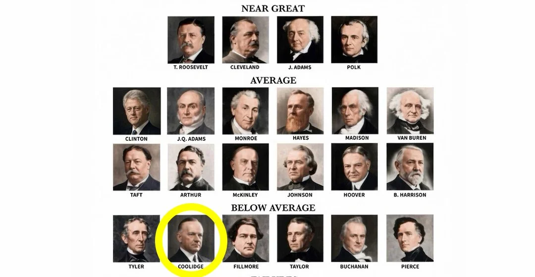 Why Coolidge Landed “Below Average” in the President’s Ranking