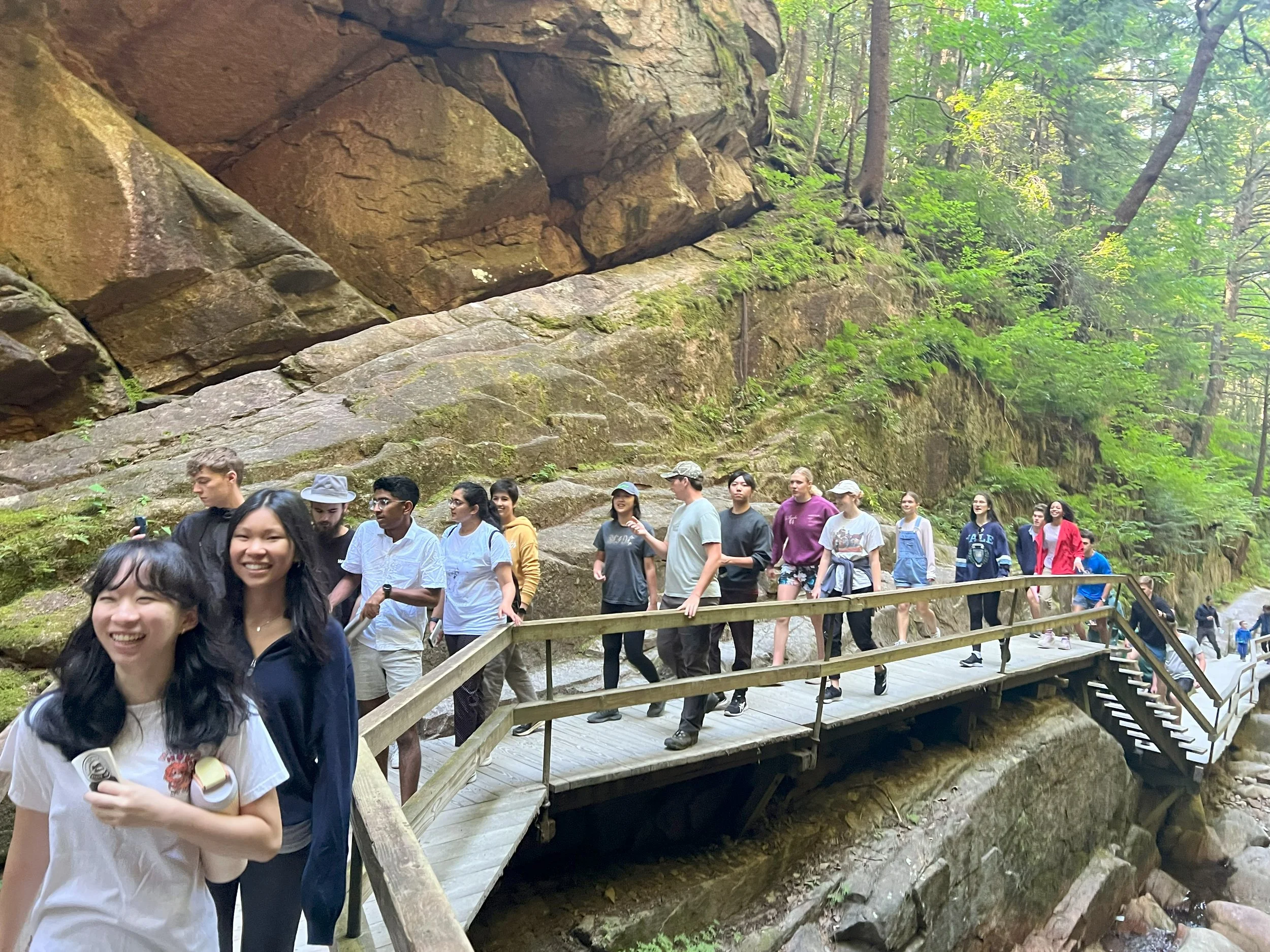 A hike exposes Coolidge Scholars to the New England landscape that shaped President Coolidge