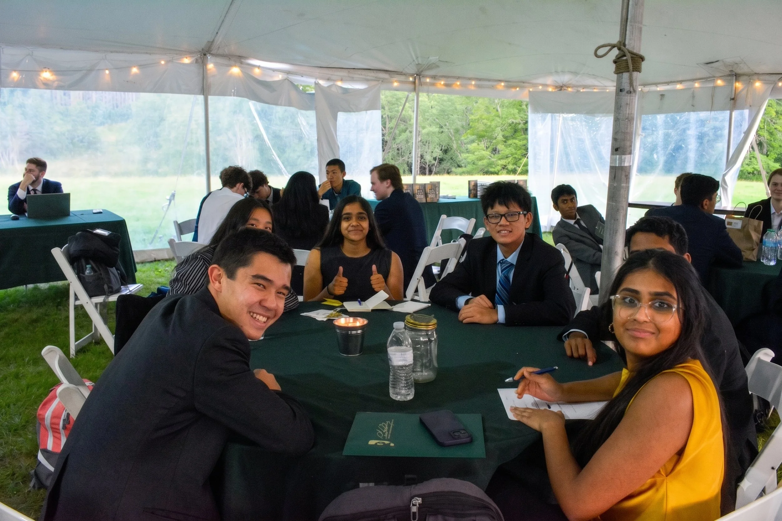 Coolidge Senators under the tent