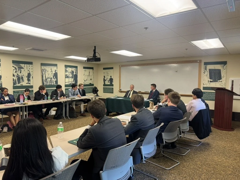 Former Vermont governor  Jim Douglas  leads a discussion on philanthropy, using Vermont as a case study