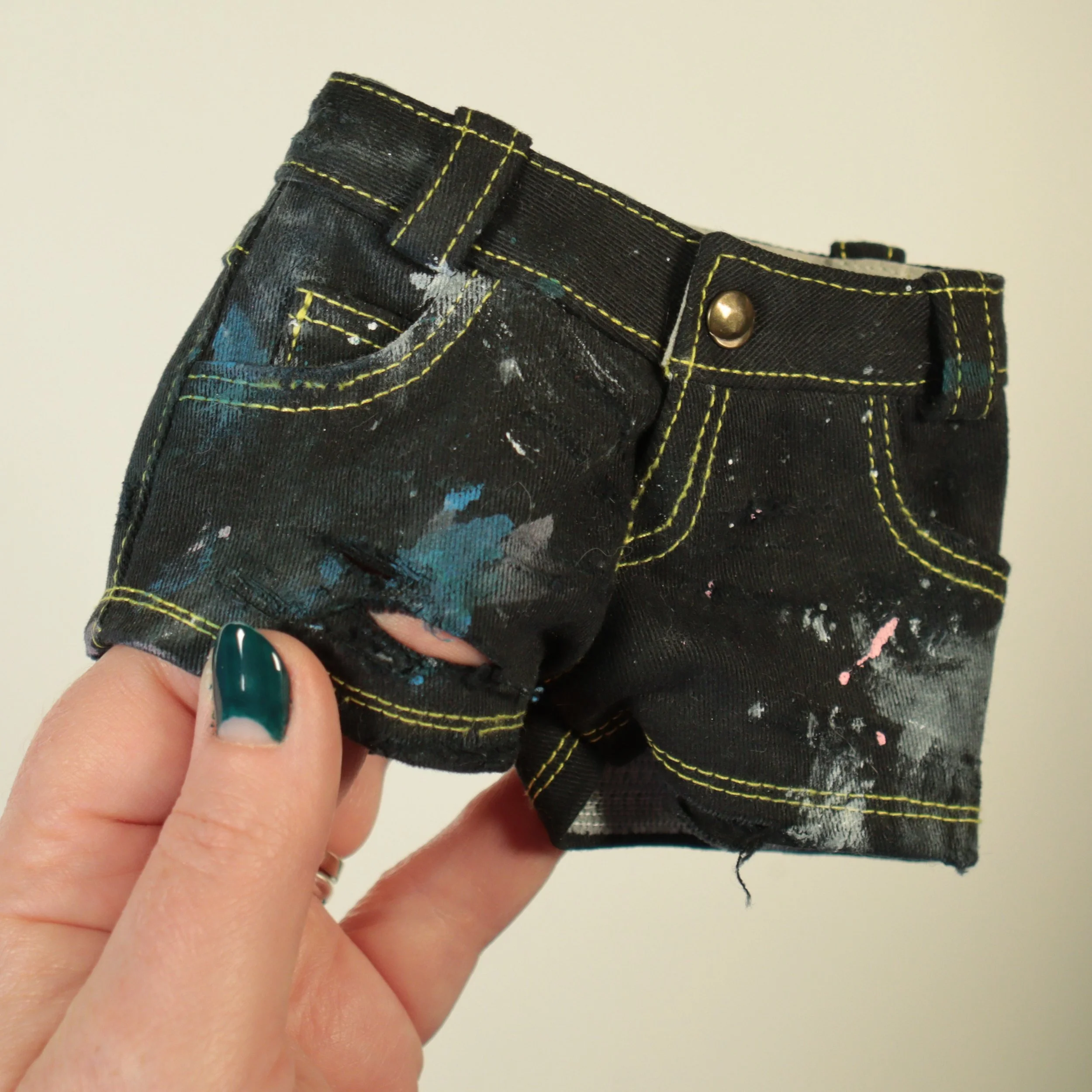 Smart Doll - Paint Splattered Shorts
