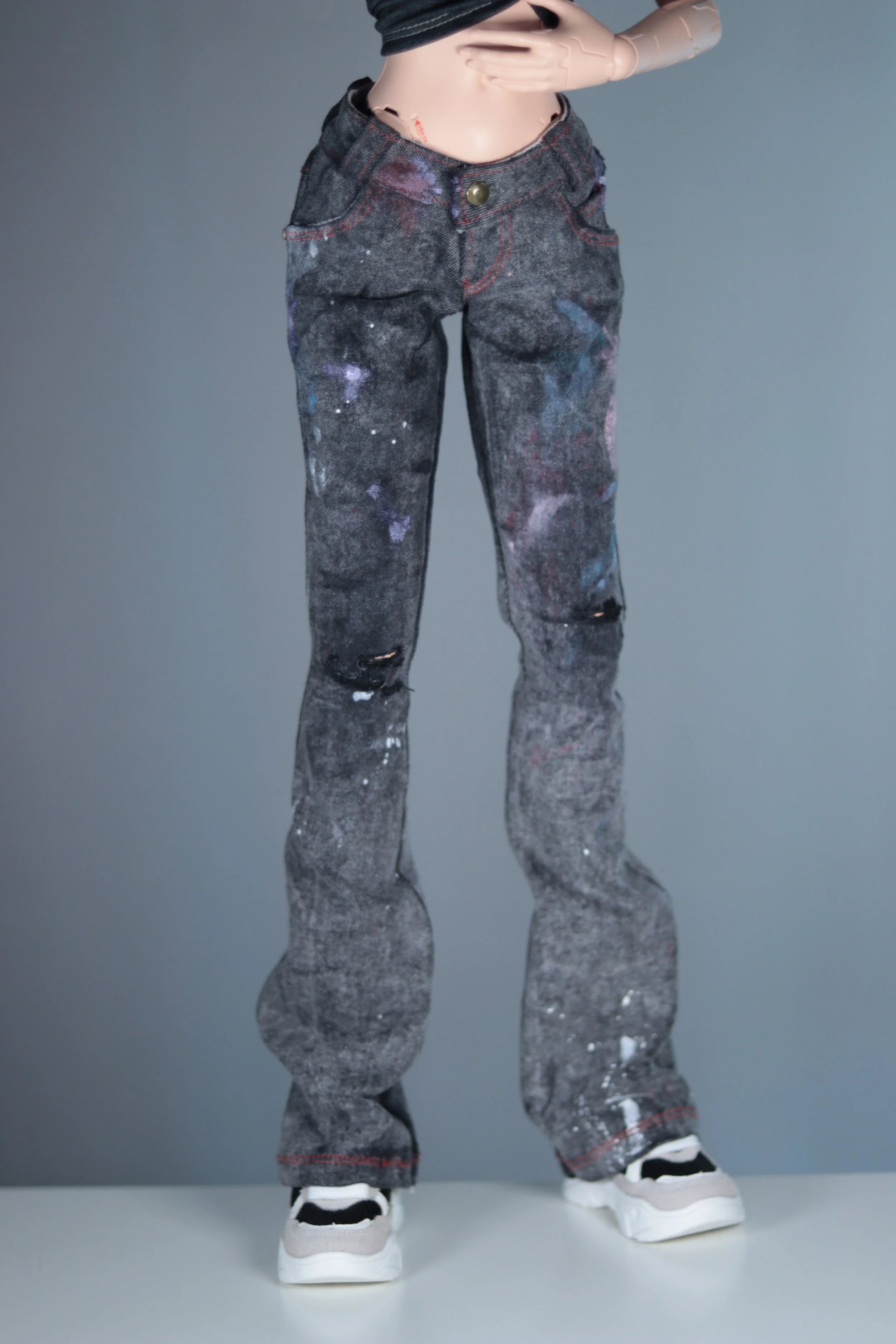 Smart Doll - Paint Splattered Jeans