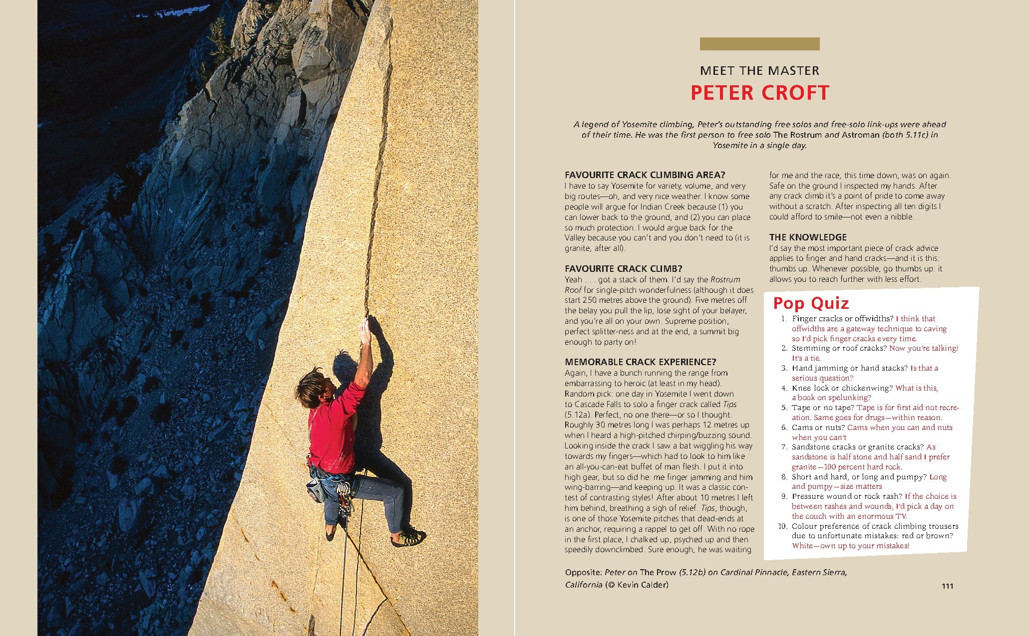 Crack Climbing - Pete Whittaker — Ontario Resoles
