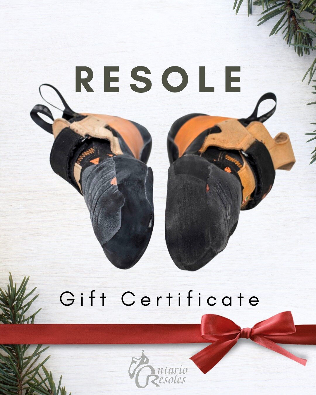 Do your climbing buddy's shoes look like they just broke the speed record on the nose? It's been a long season, give those hardworking shoes a little TLC with our Resole Gift Certificates. Our skilled team is ready to restore those crispy edges while