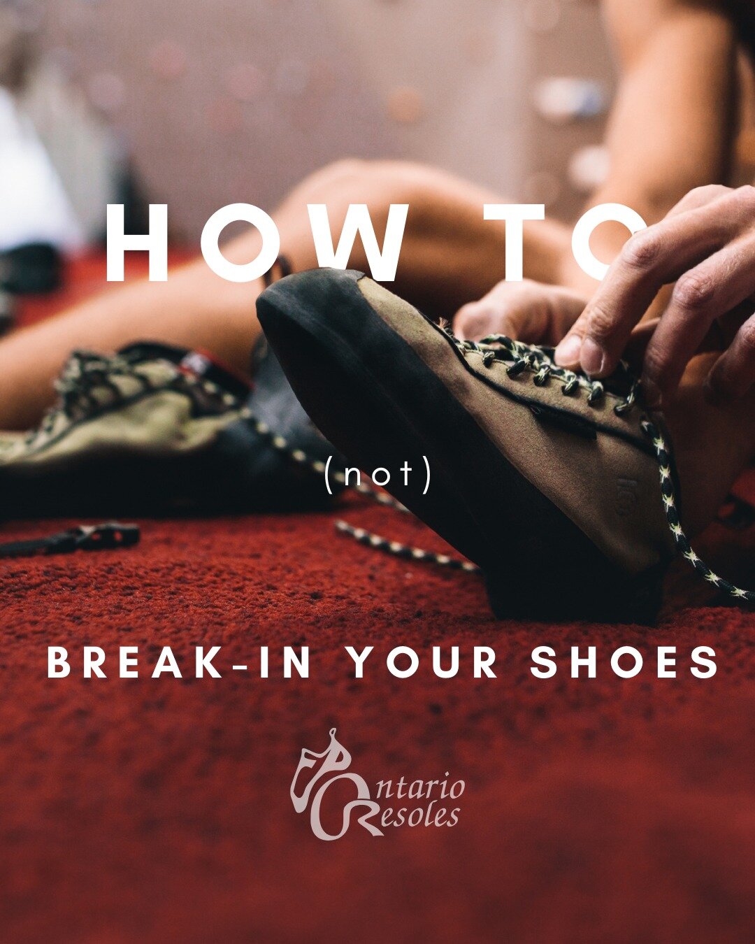 Breaking in new shoes isn't fun, but unfortunately the shortcuts you may have heard of aren't a necessarily good idea. 

Doing it by climbing in them is the lowest risk option, and ensures that the shoe stretches where you need it to, and not where y