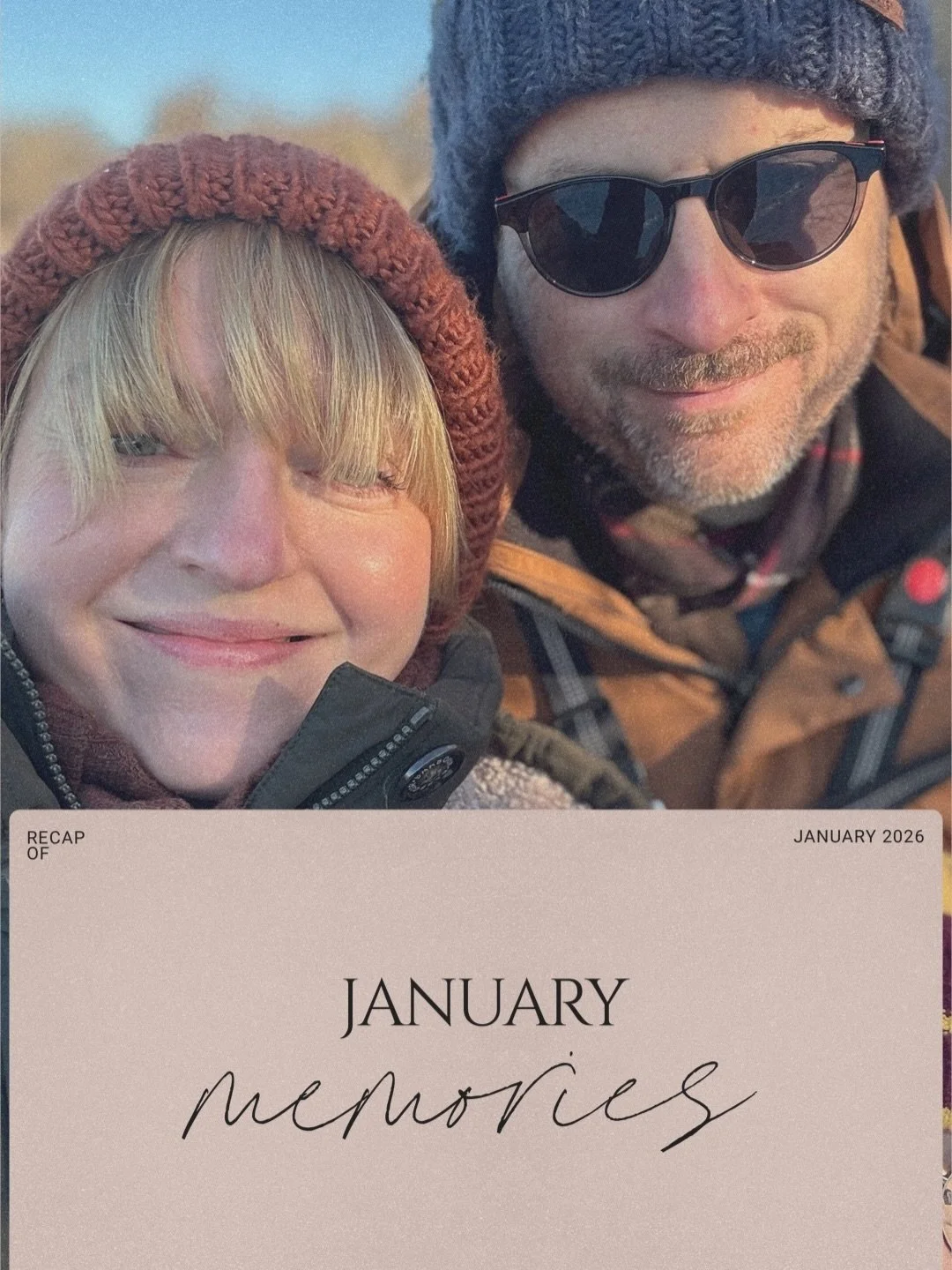 January was all about hibernation, getting cosy, and a bit of comforting carb-loading with friends. We had a brief cold snap at the start of the month, just enough for some fun in the (very shallow) snow - short-lived, but fun!
I was a little late pl