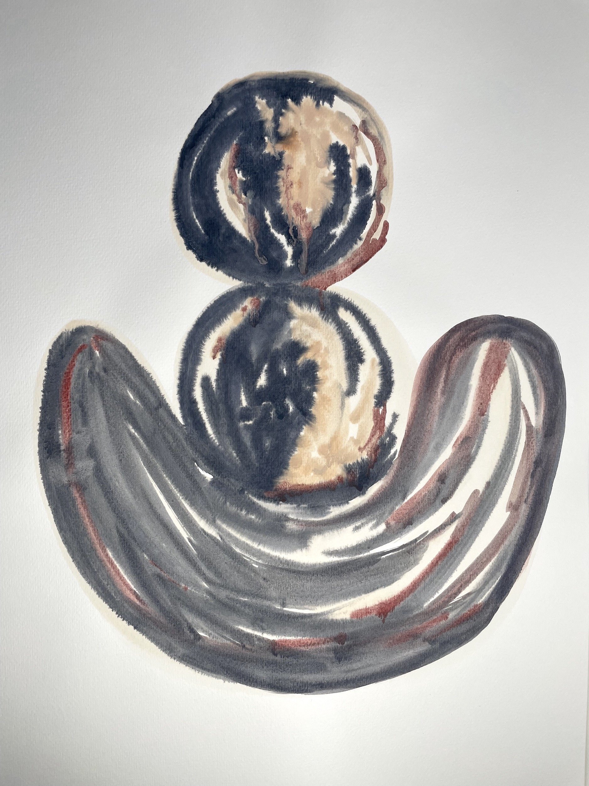 SEM TITULO, 2021 | Aquarela, desconforto, pressão, controle e falta de ar sobre papel |
29,7 x 42 cm
