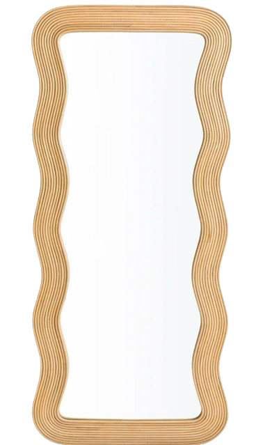 La Redoute: High Wavy Rattan Mirror, £375