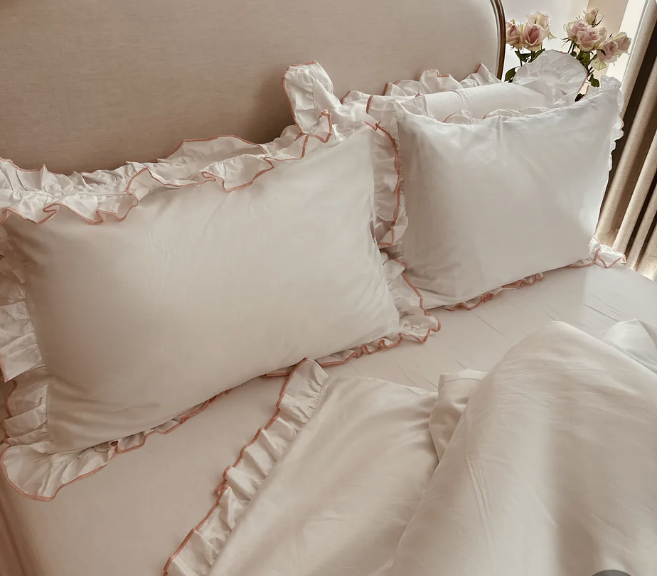 Decoralist: Provence Bedding - Dusty Pink, £140