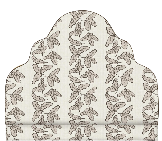 Decoralist: Isabella Headboard - Oak Leaf Fabric, £950