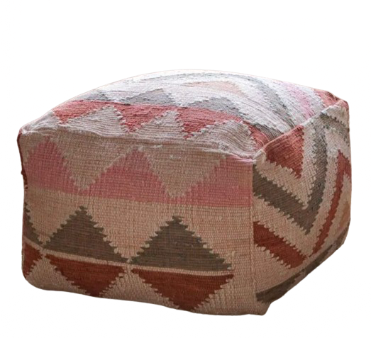 Graham and Green: Small Cindi Rag Rug Pouffe, £215