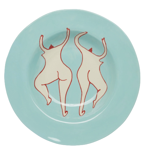 Koibird: Dancing Queen Blue Plate, £95