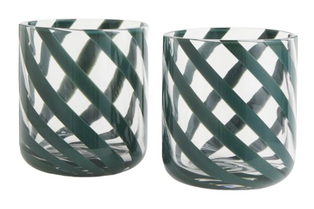 H and M: 2-Pack Patterned Glasses, £13.99