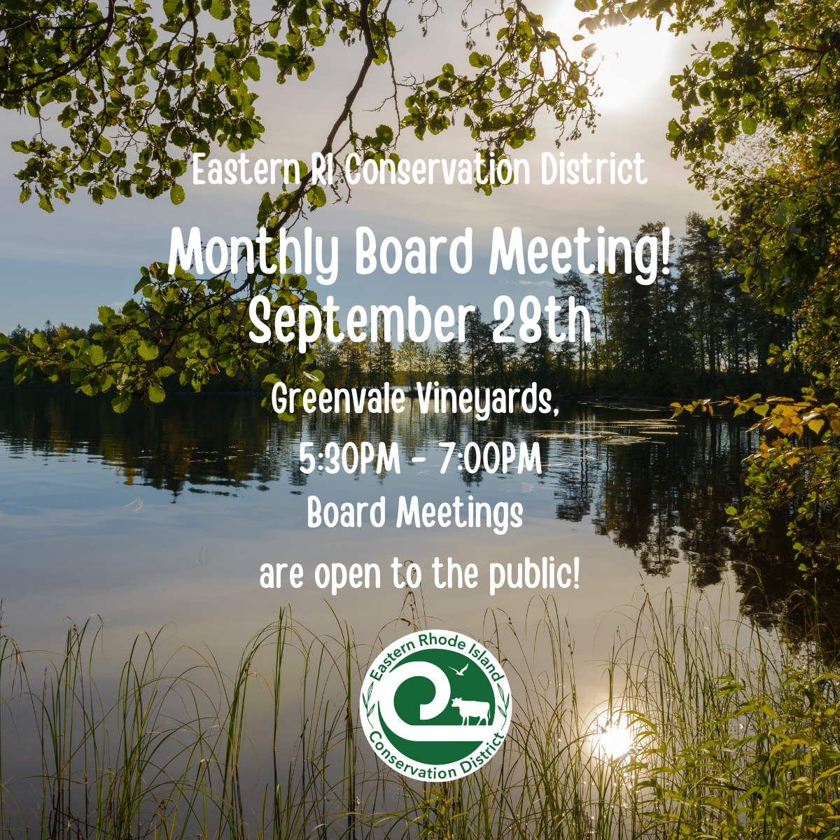 ERICD Monthly Board Meeting for September
