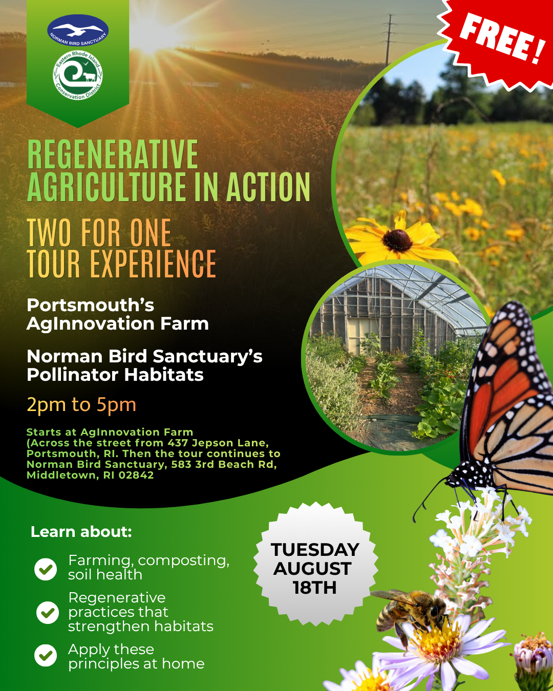 Regenerative Agriculture in Action: A Two-for-One Tour Experience