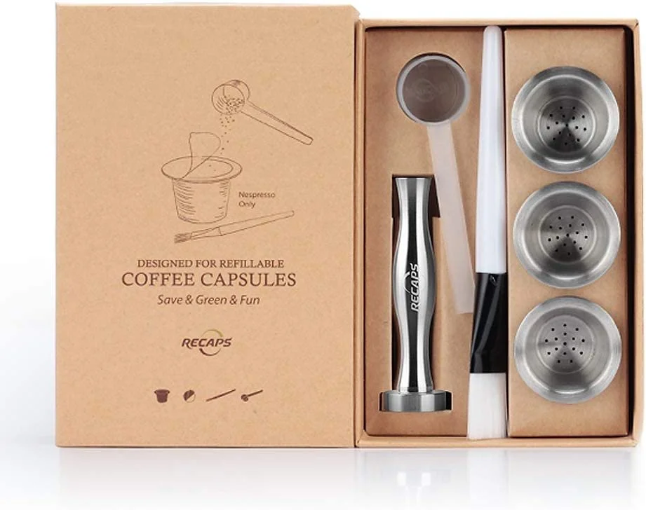 3pack Nespresso Reusuable Pods RECAPS