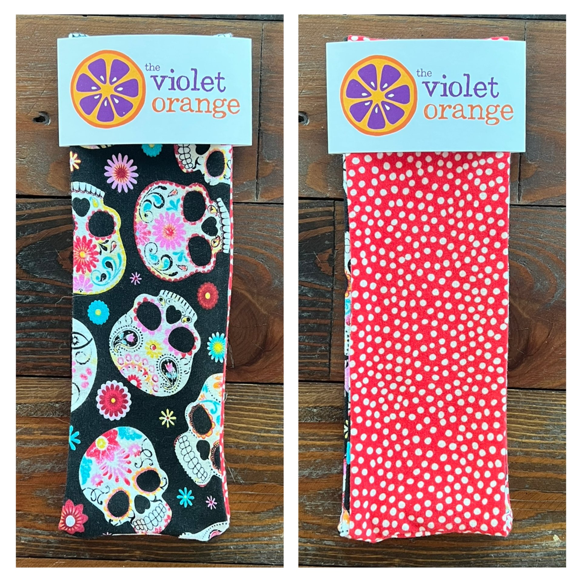 Sugar Skull Reversible Headband.jpeg