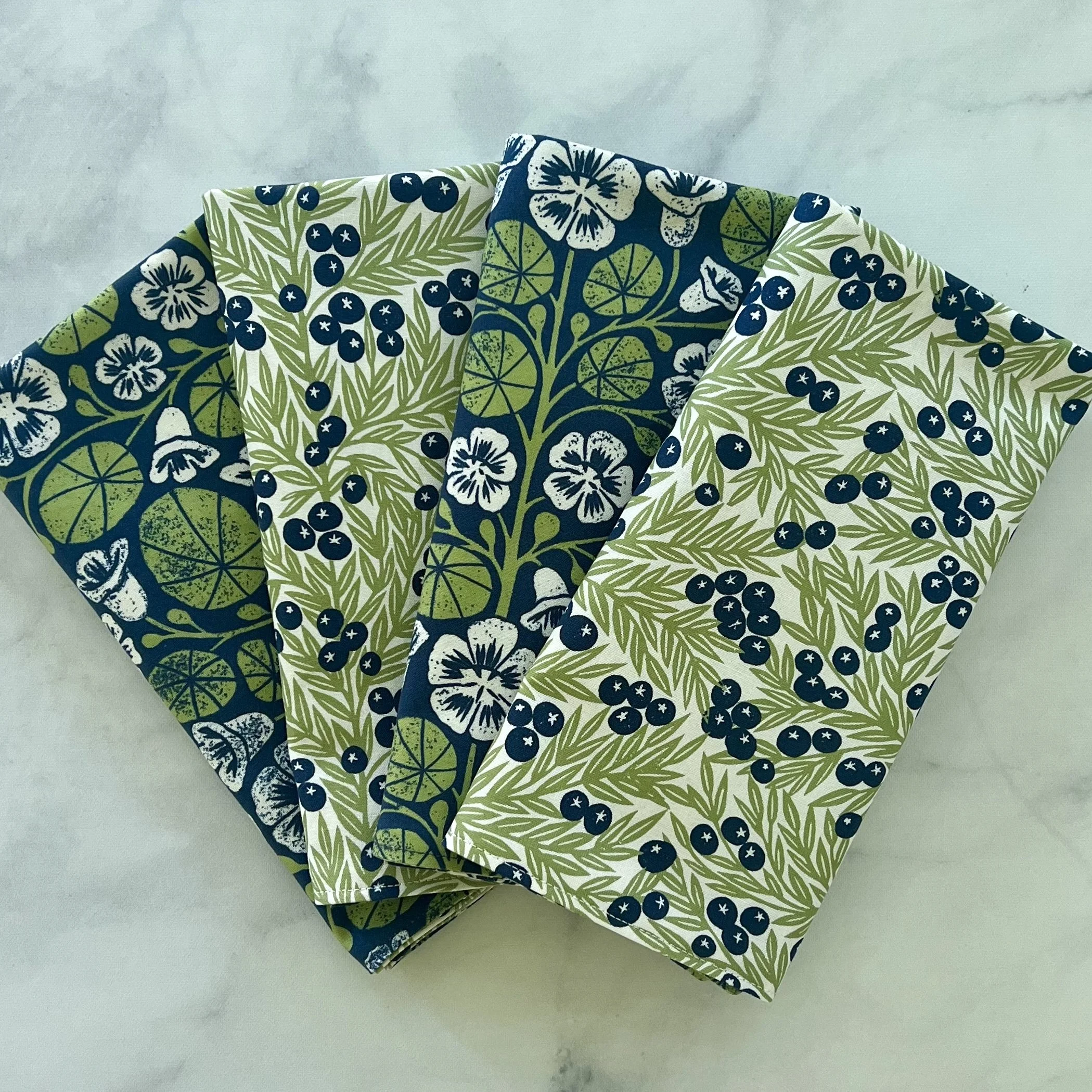 blueberries + nasturtiums large napkins 1.jpg