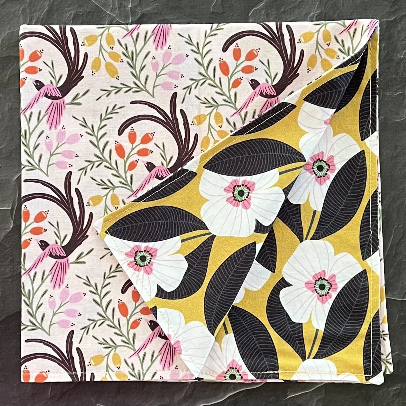 ochre beauty large napkin set 5.jpg