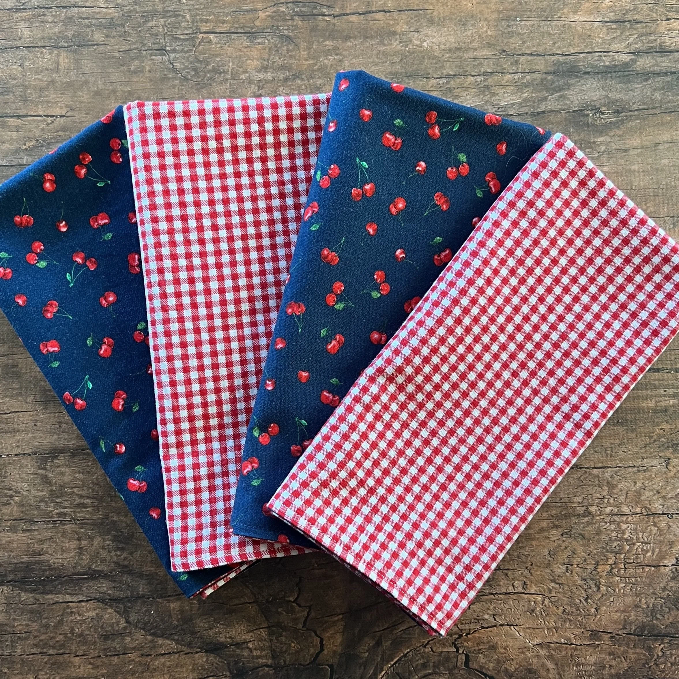 gingham cherry large napkins 1.jpg