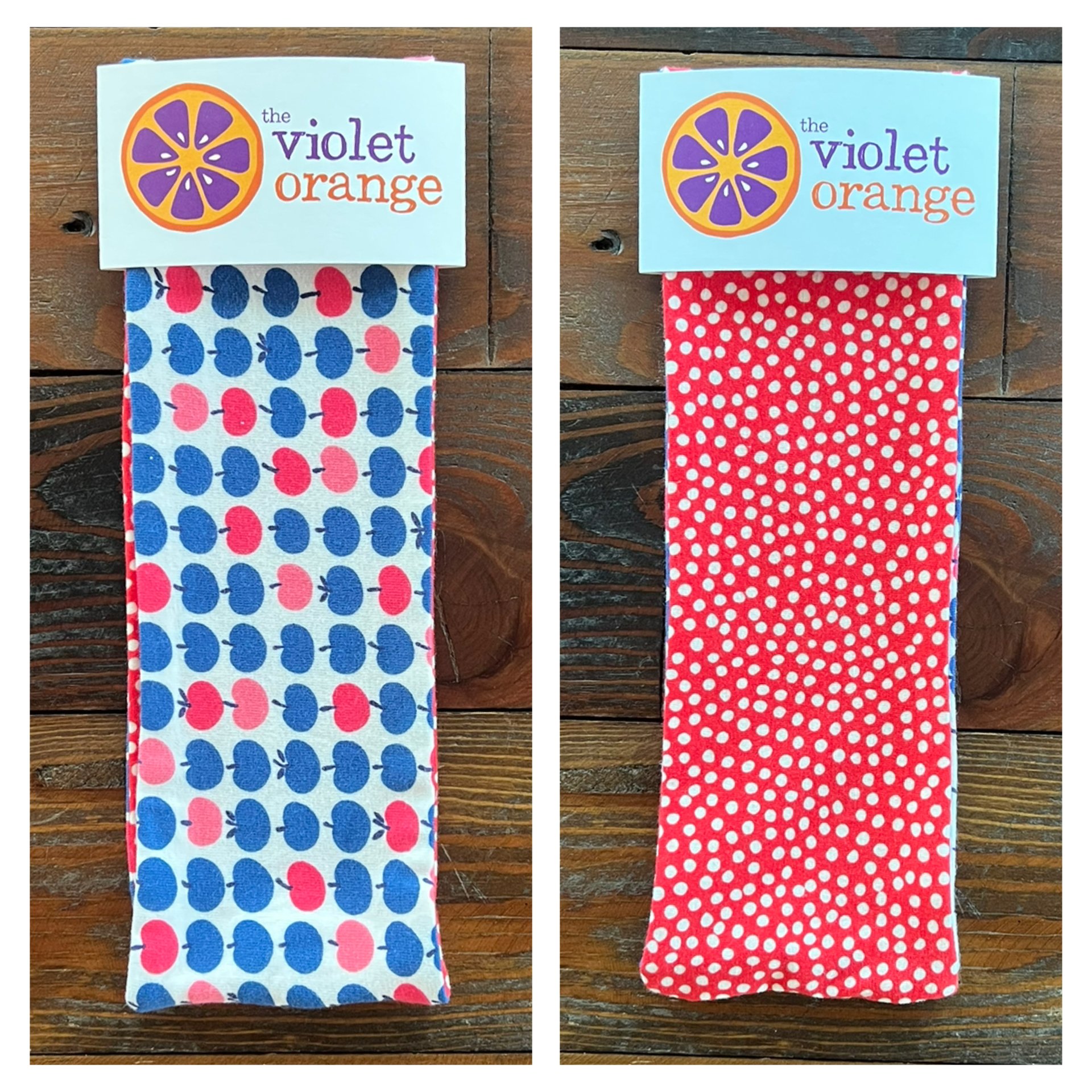 apples & dots reversible headband.jpeg
