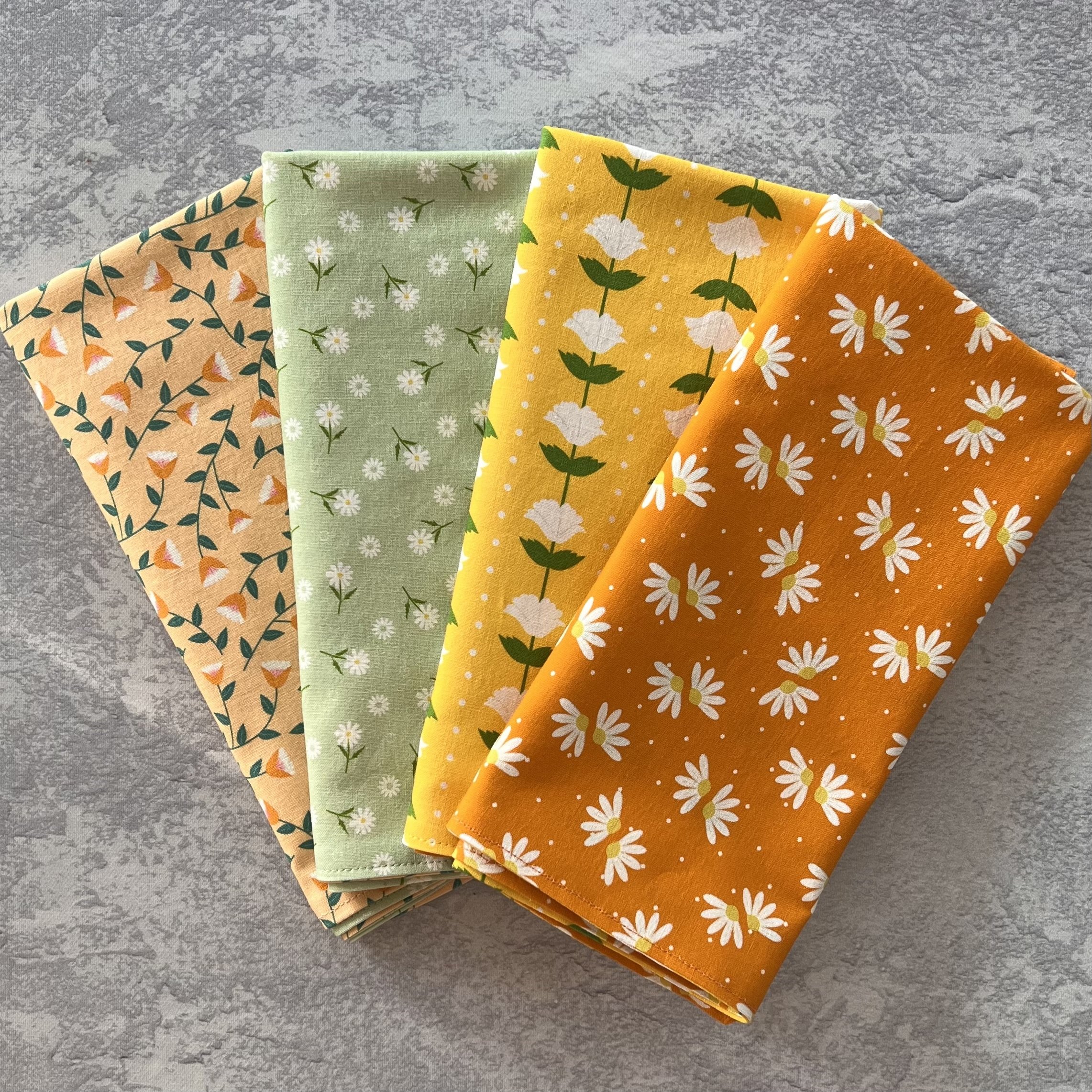 Retro Blooms Large Napkins