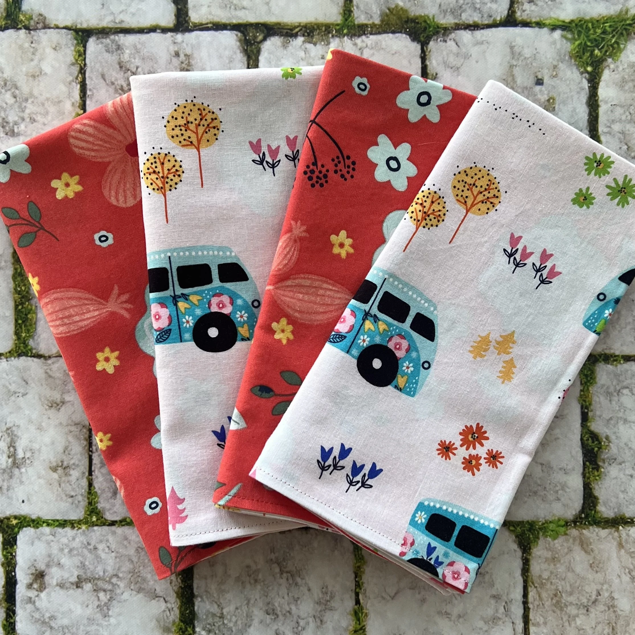Floral Camper Large Napkins