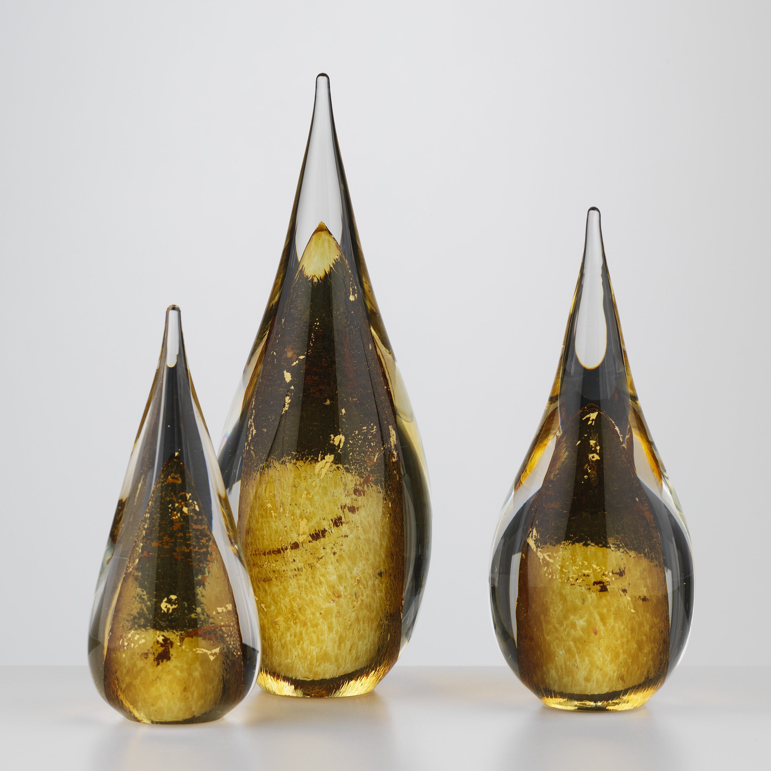 17. Droplets in amber and gold leaf.jpeg