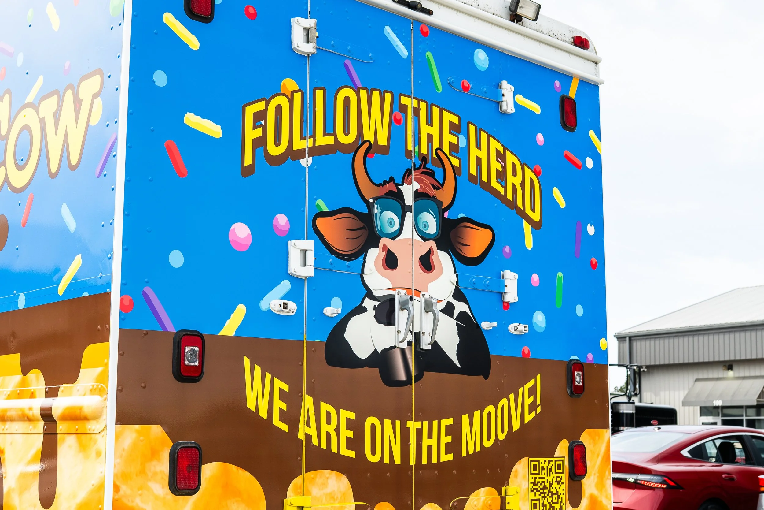 rear of ice cream truck wrap