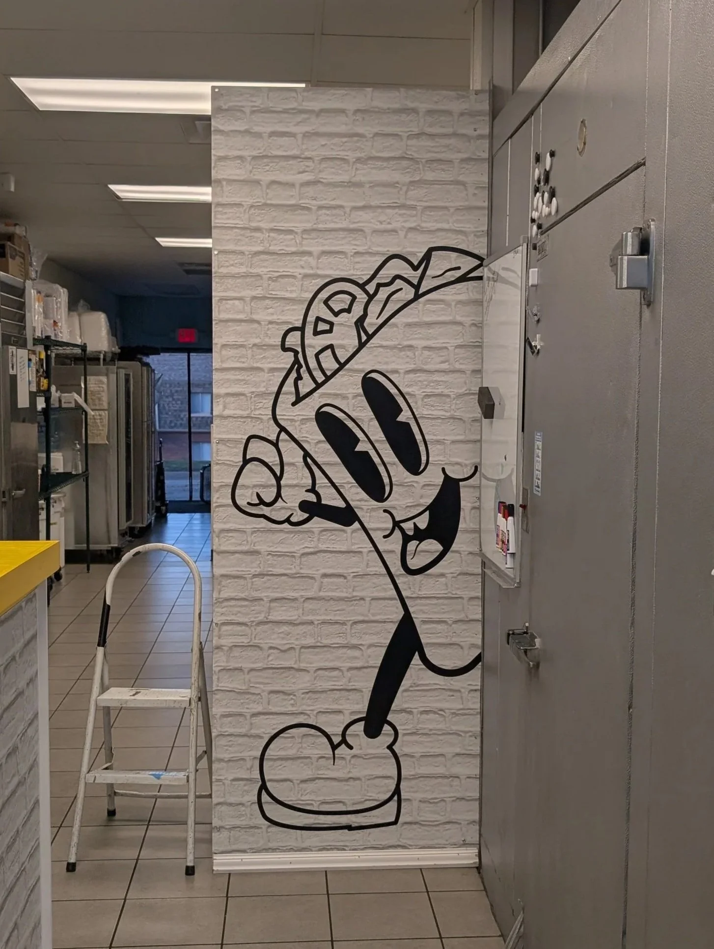 Wall graphics for kitchen restaurants. High quality long life span. Kitchen grade graphics