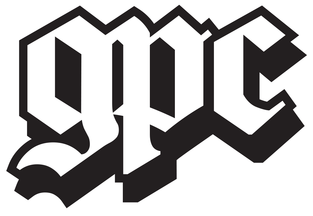 3D black and white text logo with interlocking stylized letters