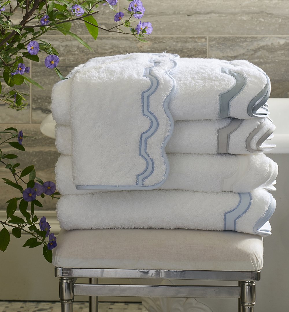 Hall/Walsh: Matouk Hand Towels — Lisa Mallory Interior Design