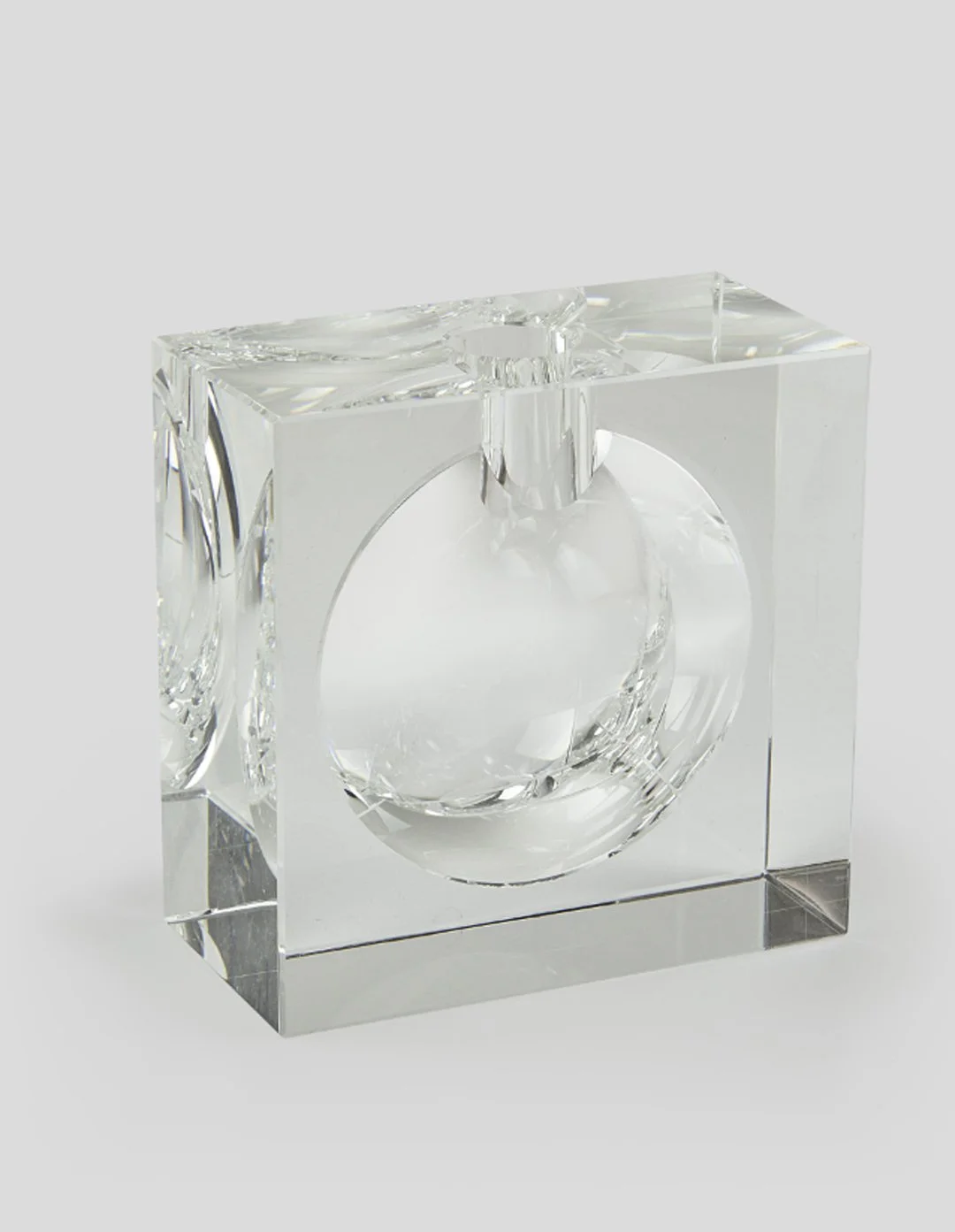 crystal sq bubble vase s plain giampapa.jpg