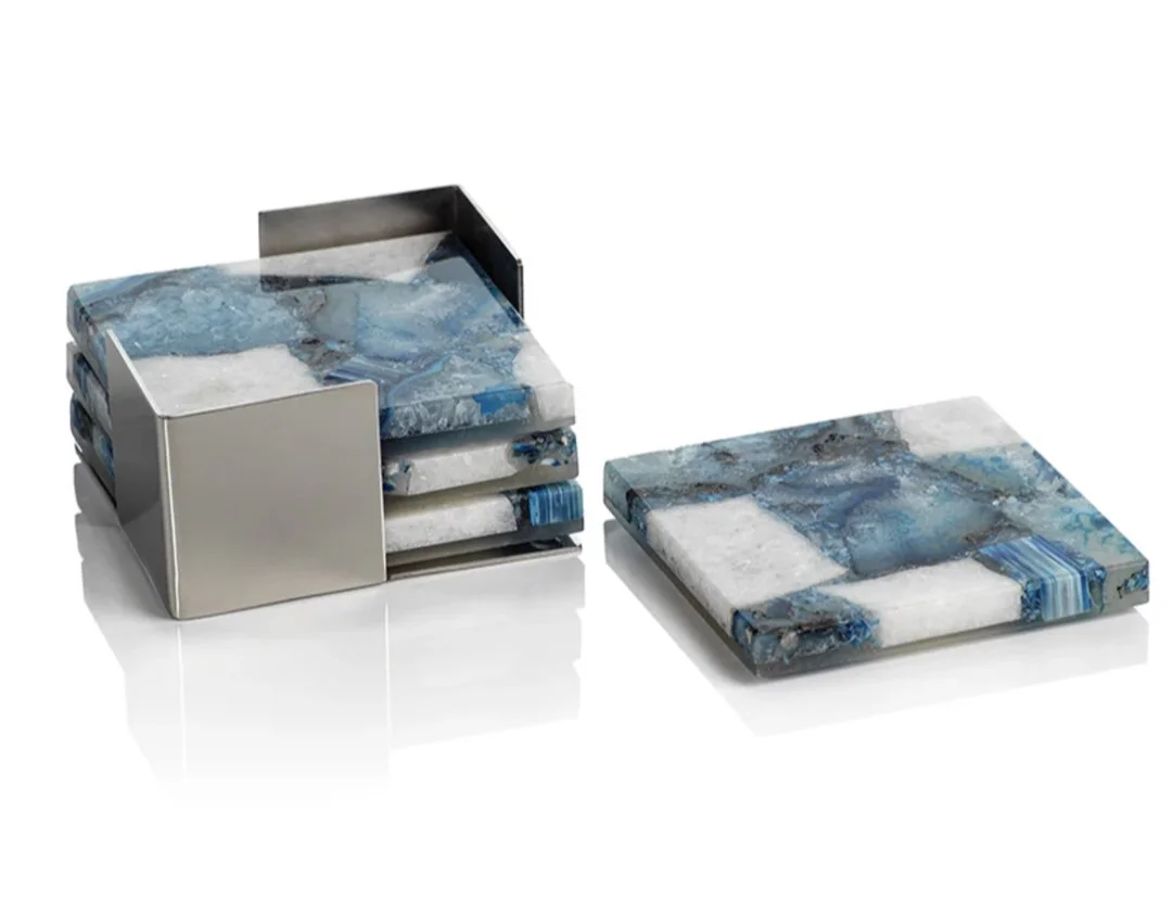 agate coasters on tray nanny.jpg