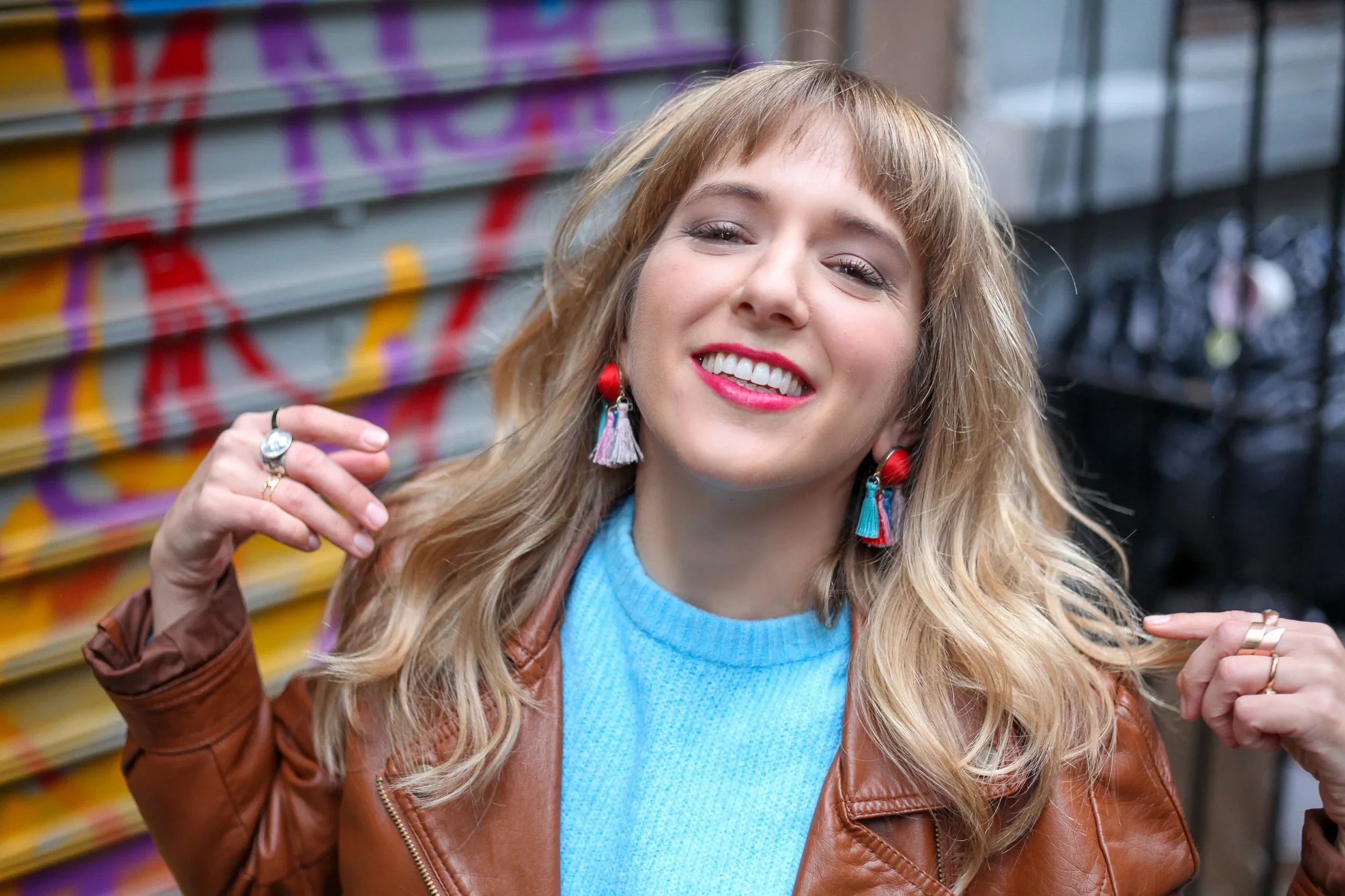 Women and non-binary storytellers performing live on stage at a Generation Women showcase in New York City